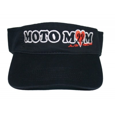 MOTO MOM VISOR LADIES WOMEN MOTOCROSS MX JUST RIDE RACE NUMBER HAT CAP  eb-09425056